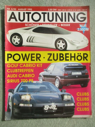 Autotuning 1992 taner - 8/1992,